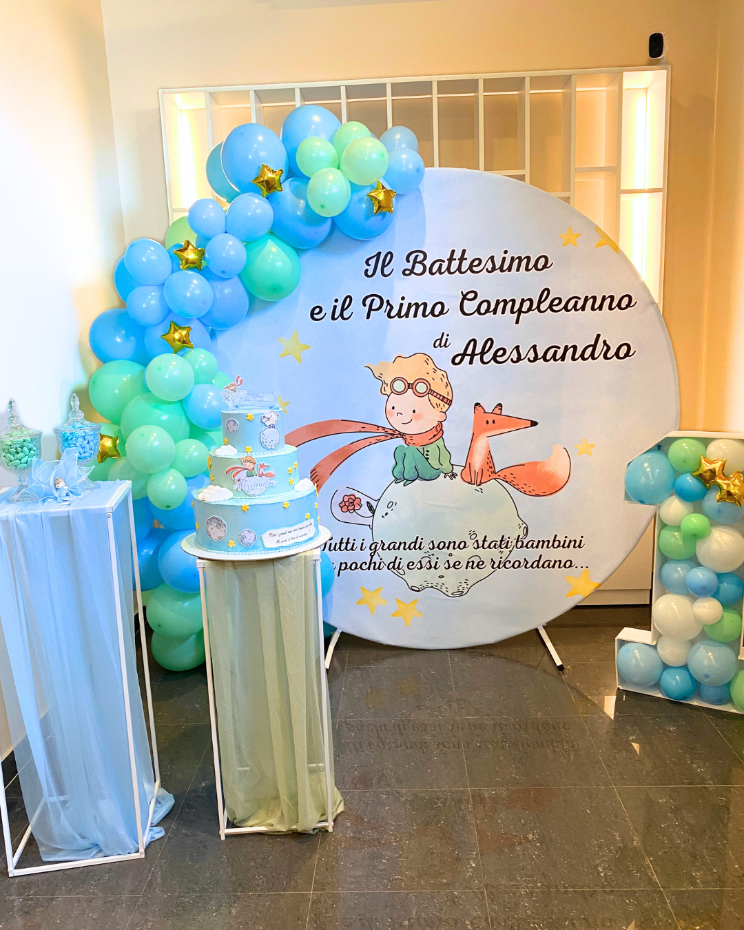 ARCO DI PALLONCINI CON STAMPA