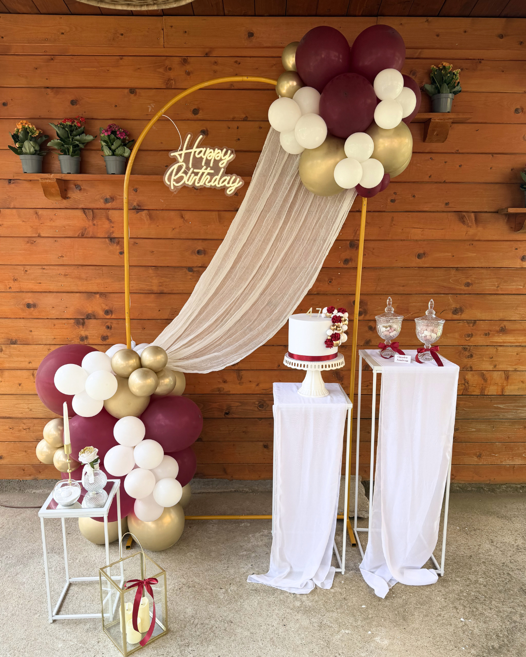 ARCO DI PALLONCINI E/O STAMPA