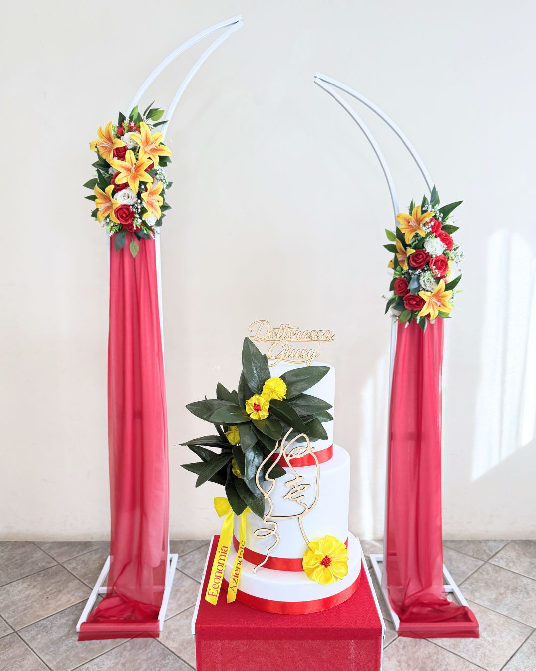 ARCO DI PALLONCINI E/O STAMPA