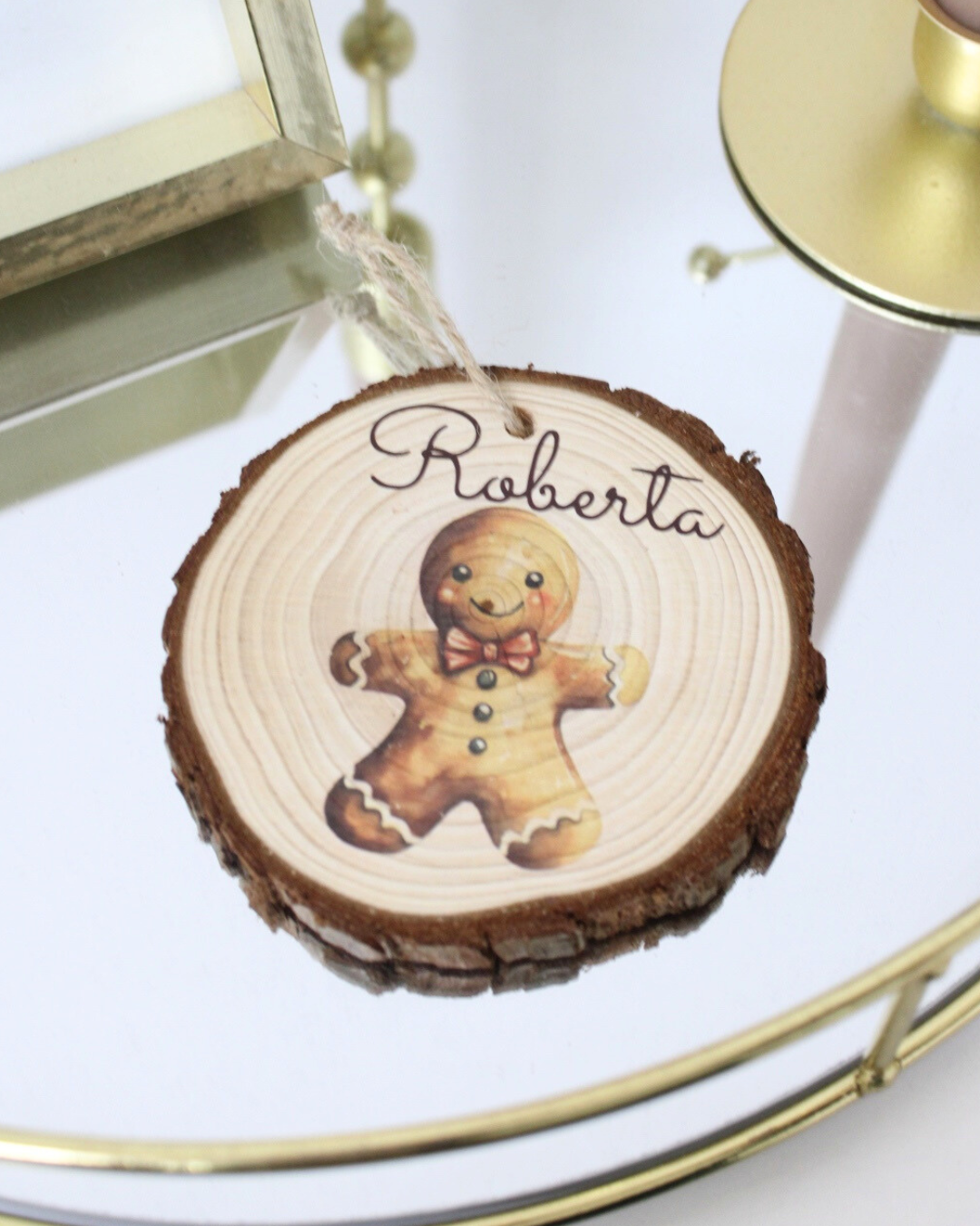 PALLINA DI NATALE IN LEGNO