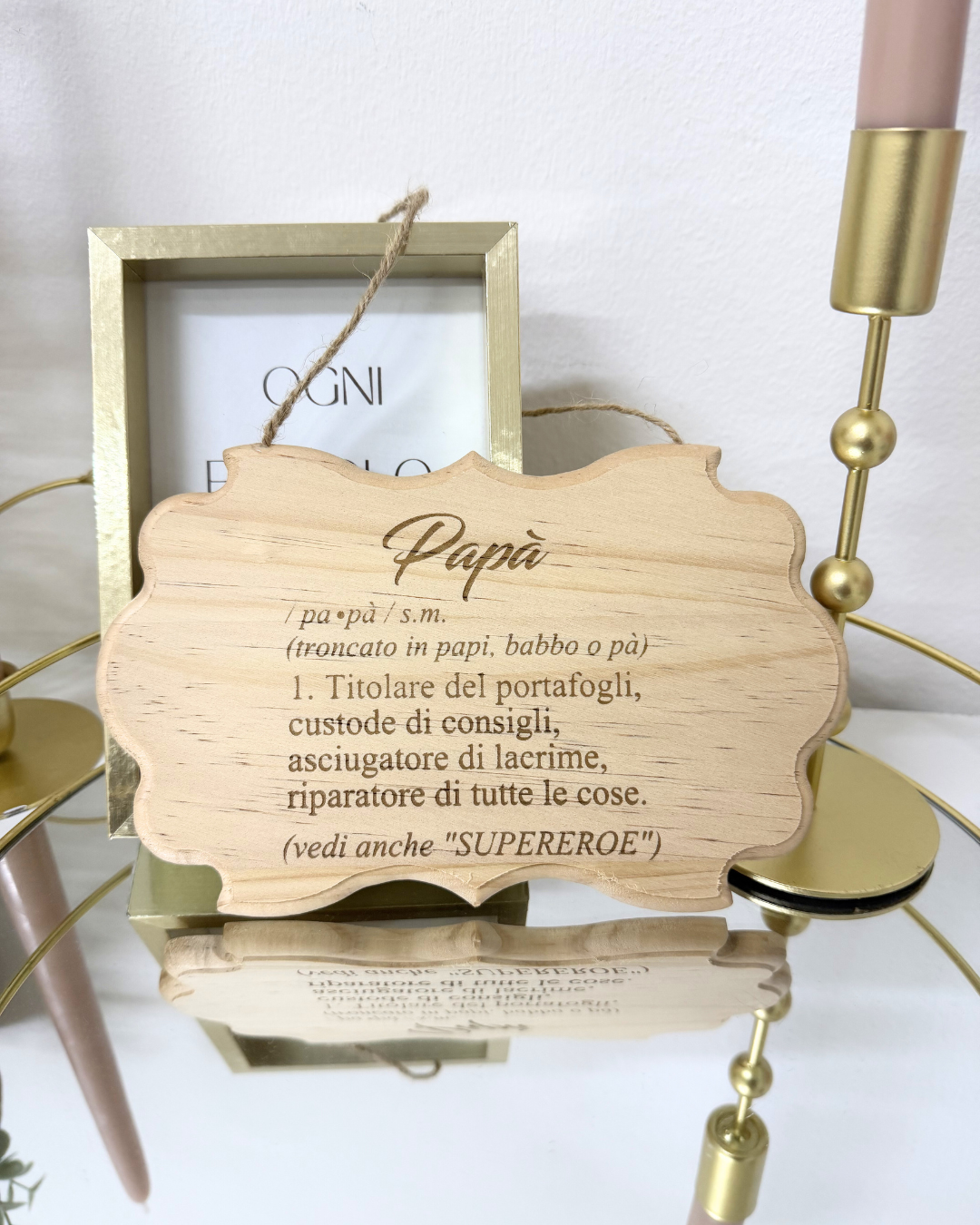 TARGHETTA IN LEGNO