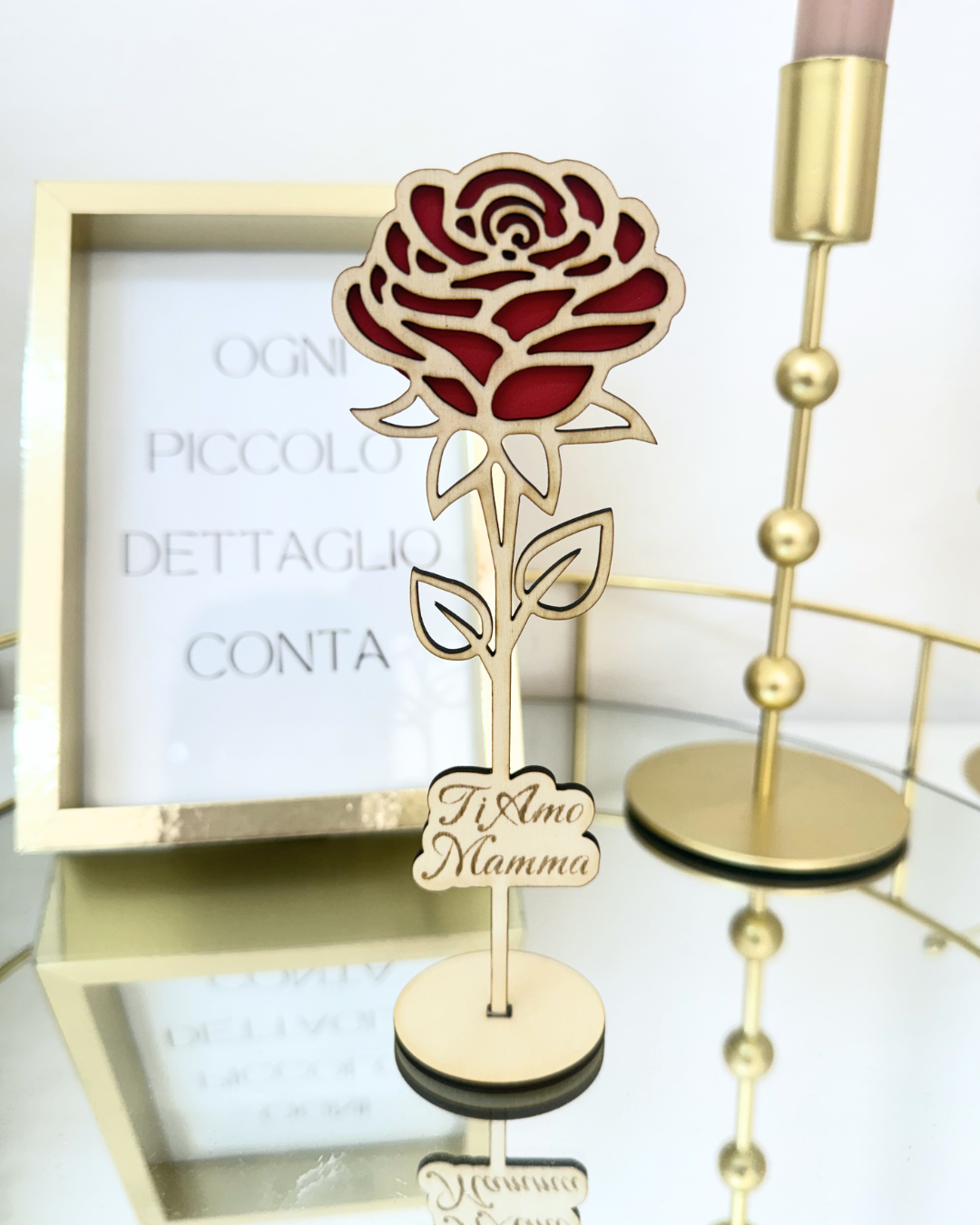 ROSA IN LEGNO