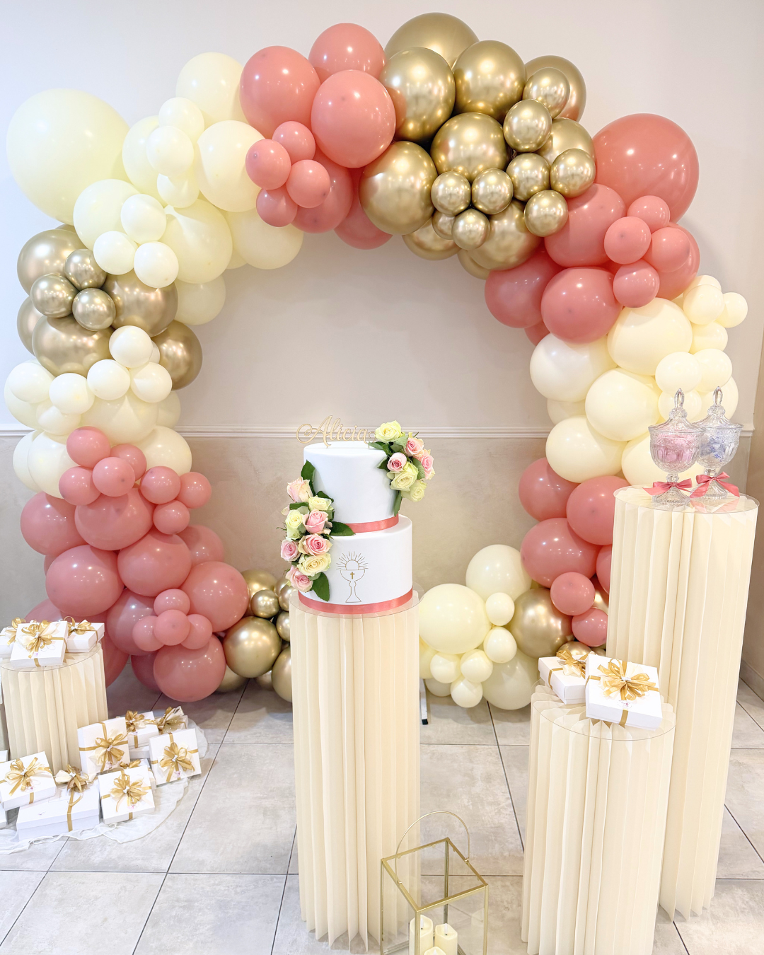 ARCO DI PALLONCINI E/O STAMPA